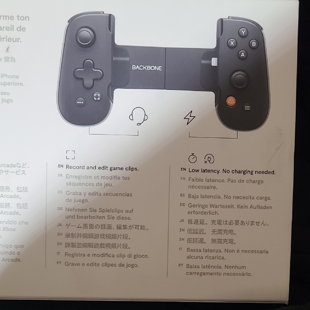 One Mobile Gaming Controller - Black - Picture 7 of 9
